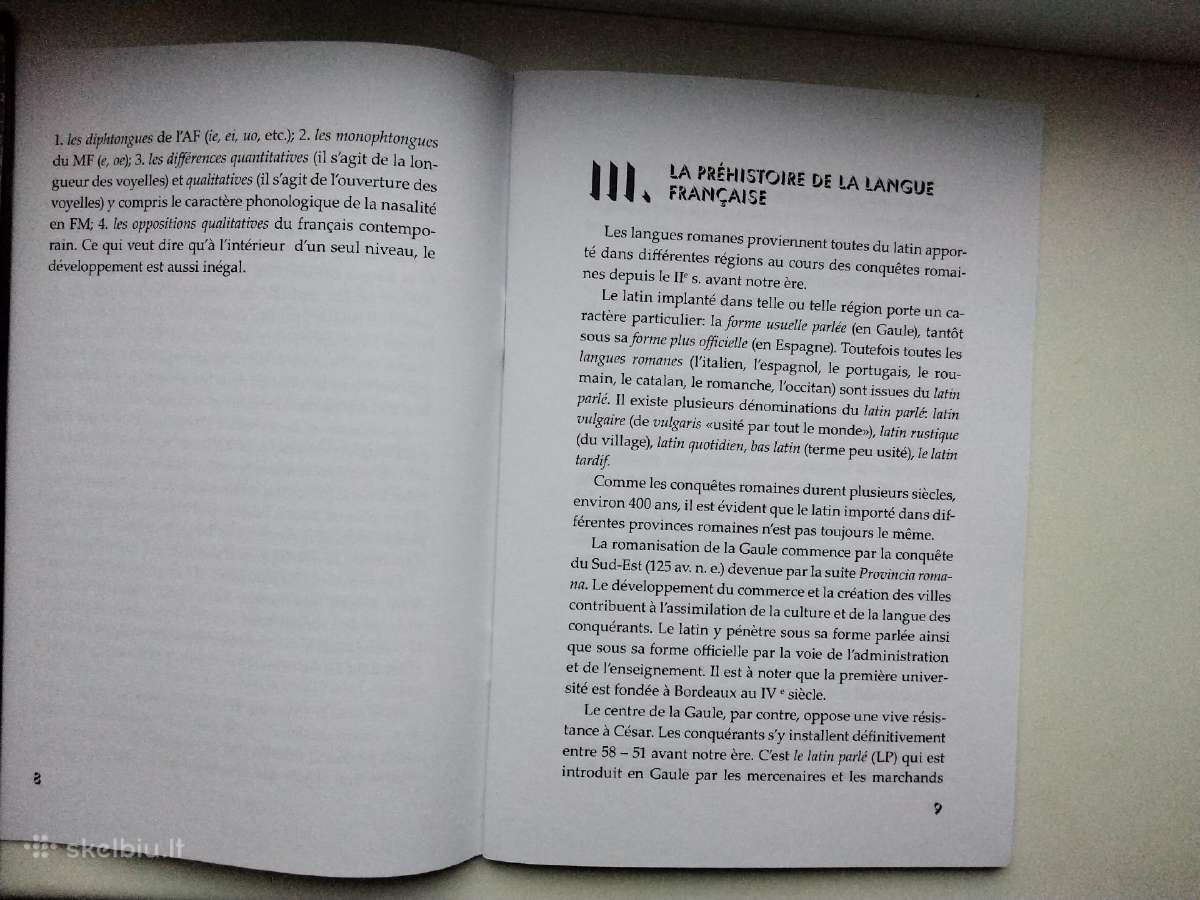 Prancūzų k. istorijos apžvalga. Fonologija, arba f - nuotraukos Nr. 12