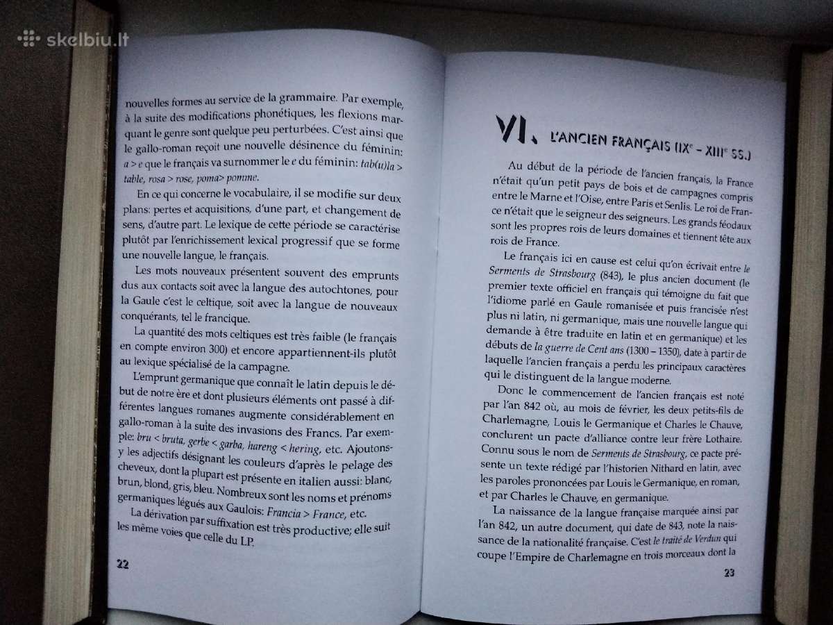 Prancūzų k. istorijos apžvalga. Fonologija, arba f - nuotraukos Nr. 13