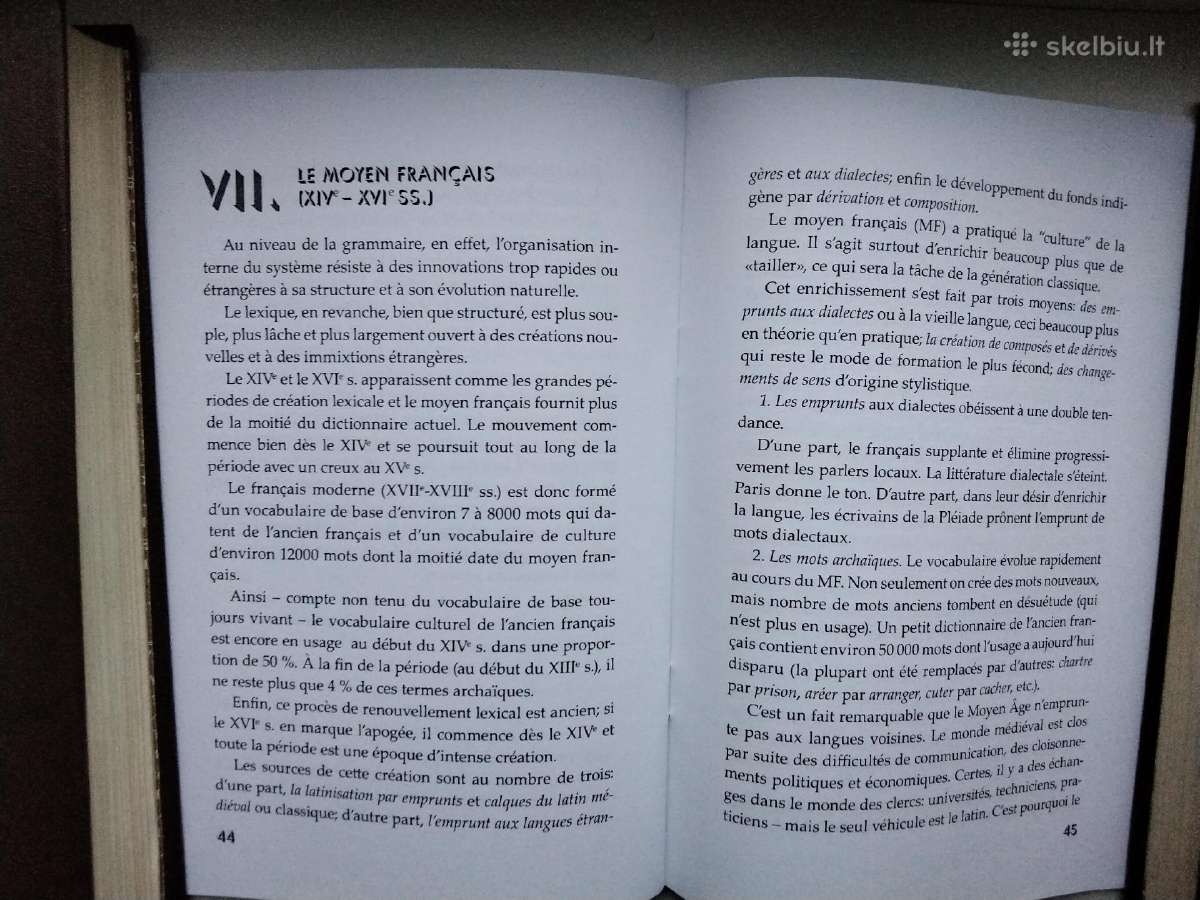 Prancūzų k. istorijos apžvalga. Fonologija, arba f - nuotraukos Nr. 14