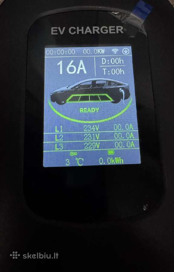 Elektromobilio kroviklis 22 kw Type 2 + Apps - nuotraukos Nr. 2