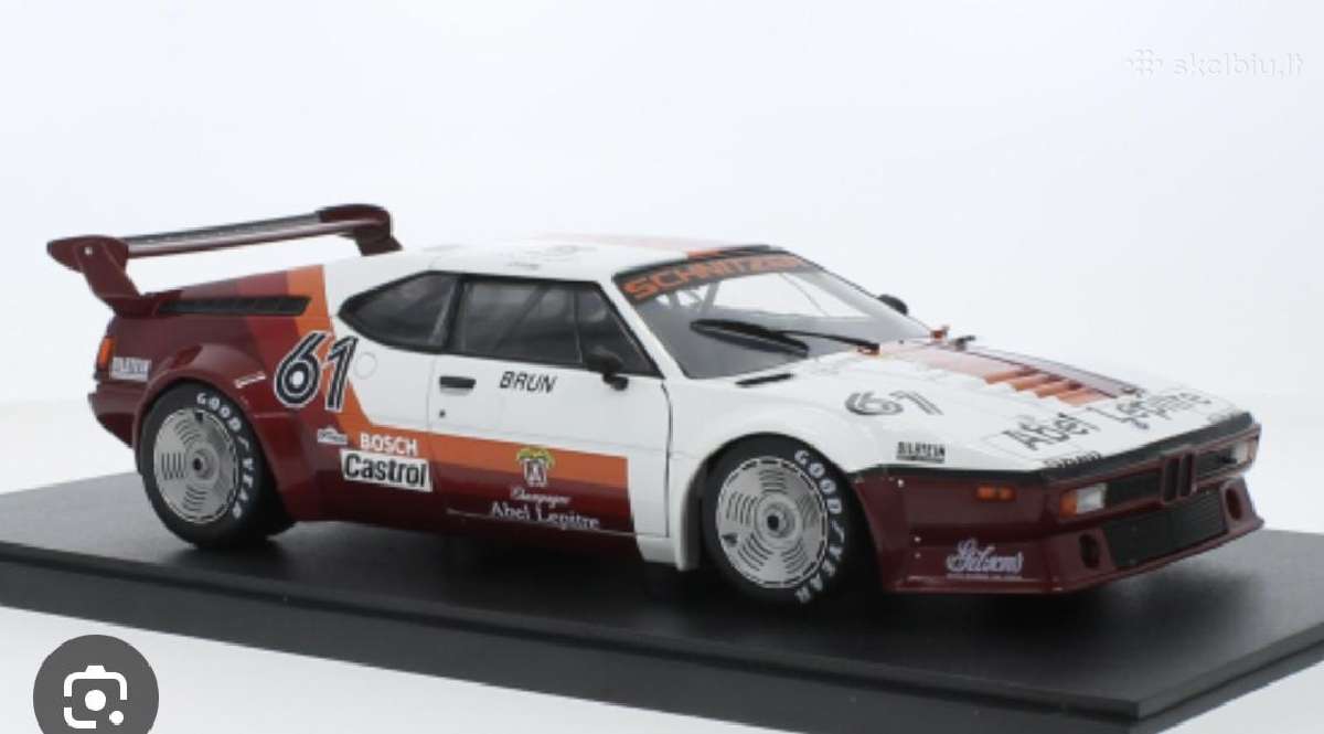 Kolekciniai modeliukai-bmw M1 procar - nuotraukos Nr. 2