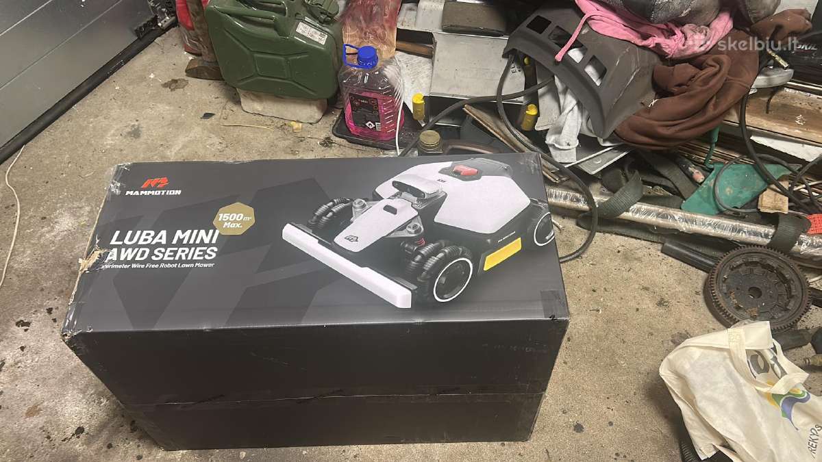 Vejos robotas Mammotion Luba