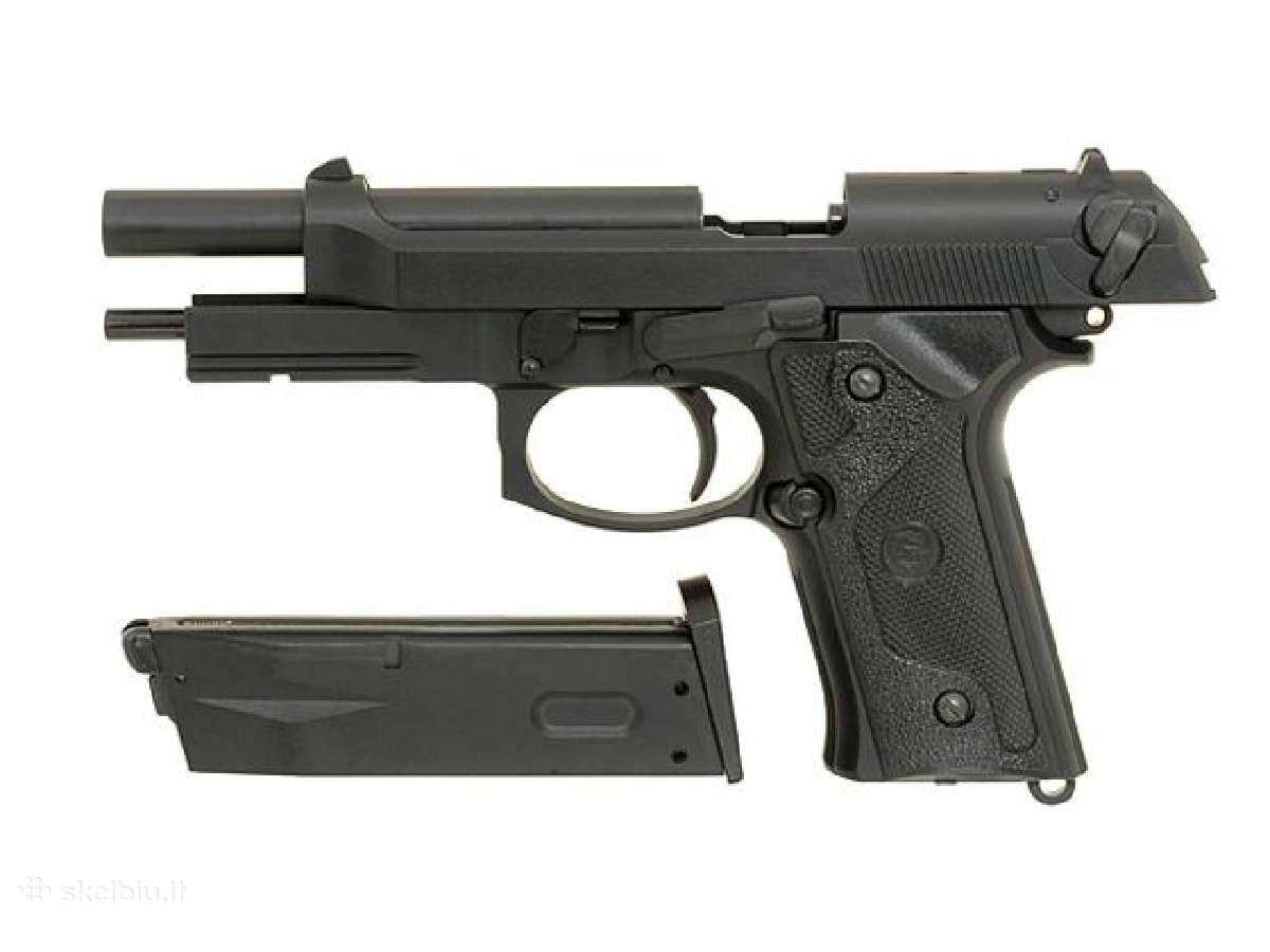Šratasvydžio pistoletas M9a2 tikroviškas - nuotraukos Nr. 6
