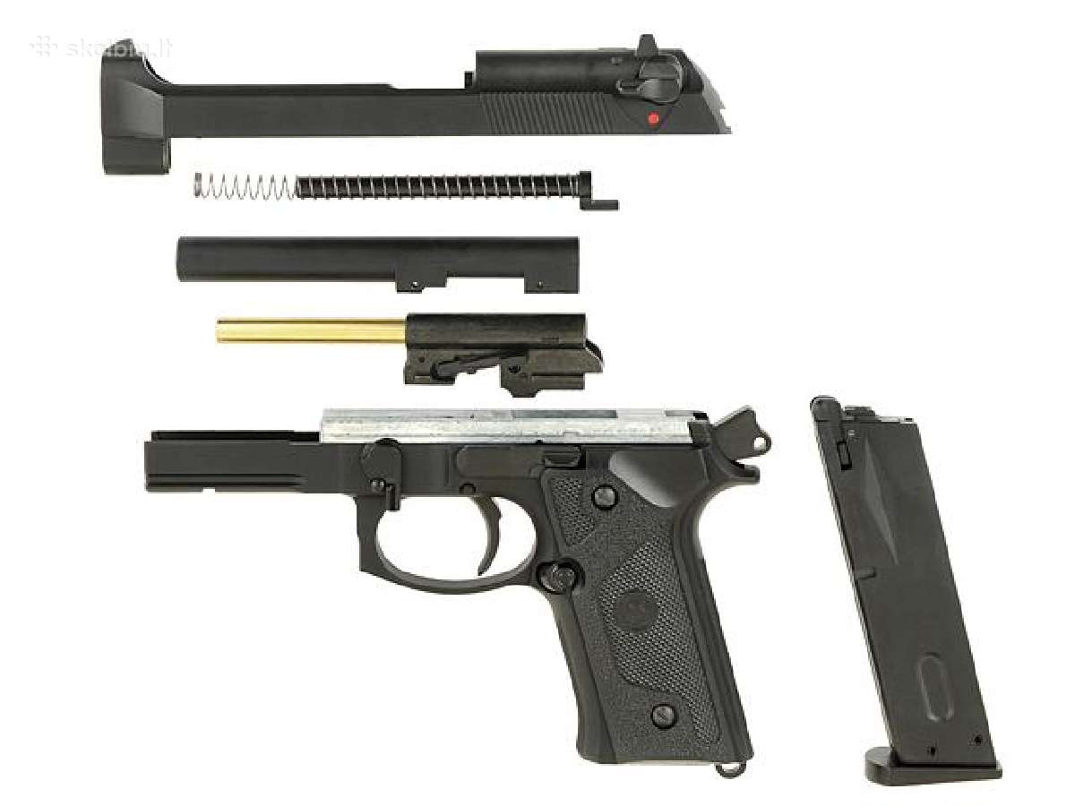 Šratasvydžio pistoletas M9a2 tikroviškas - nuotraukos Nr. 7