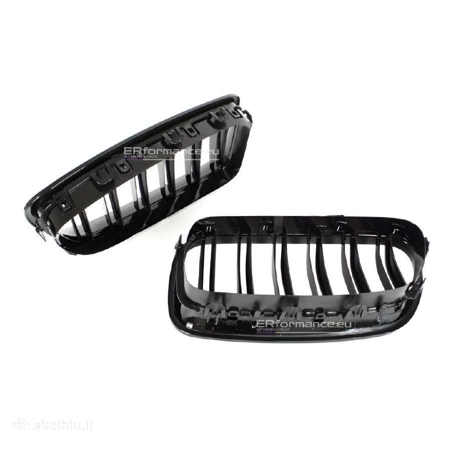 Bmw F10 F11 dvigubos grotelės blizgios juodos - nuotraukos Nr. 3