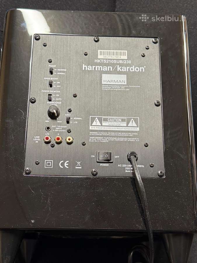 Harman Kardon subwooferis - nuotraukos Nr. 2