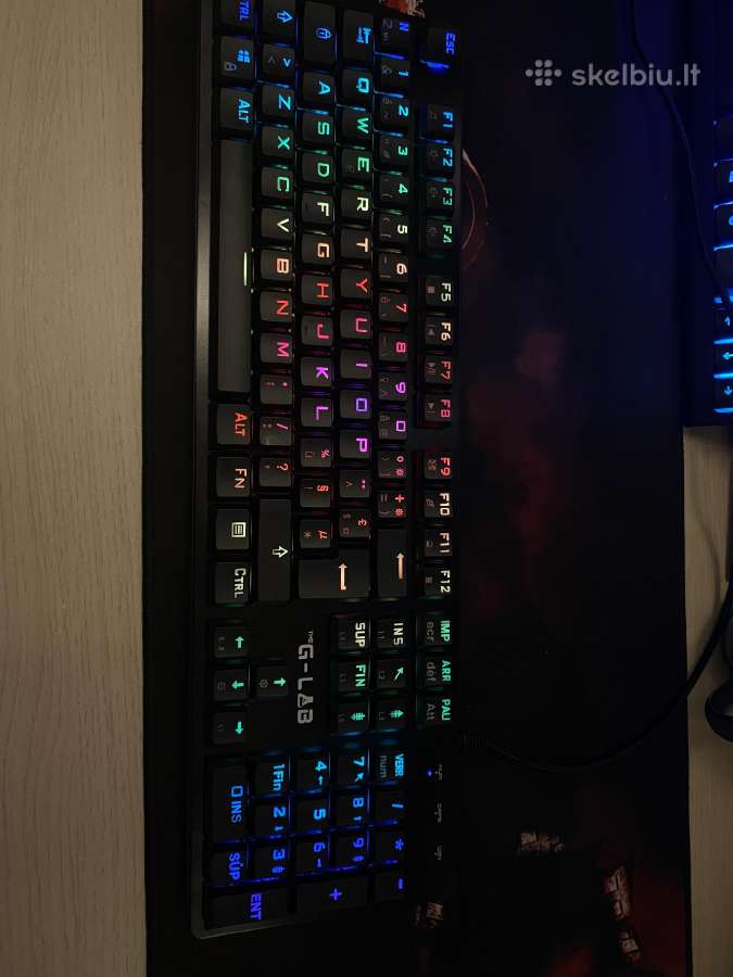 The G-lab Keyz Platinium klaviatūra