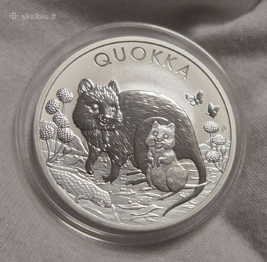 2021m. Quokka 1oz silver