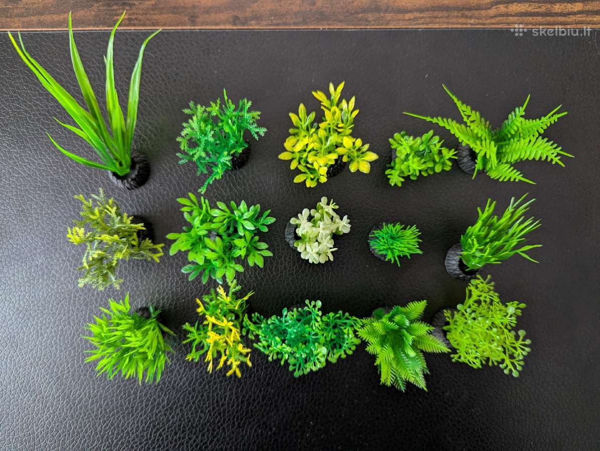 Dirbtiniai akvariumo augalai - nuotraukos Nr. 3