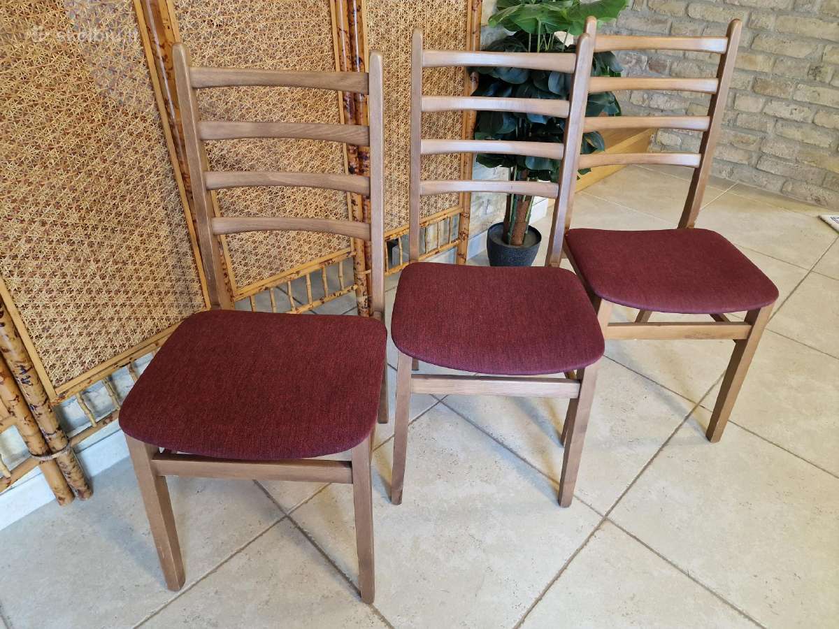 Vintažinės mid century bukmedžio kėdės - nuotraukos Nr. 9