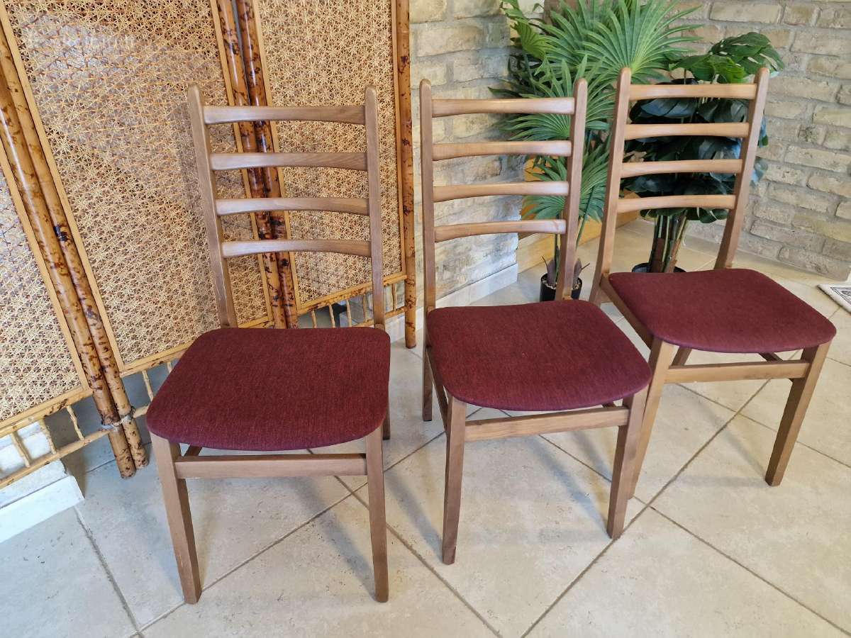 Vintažinės mid century bukmedžio kėdės - nuotraukos Nr. 13