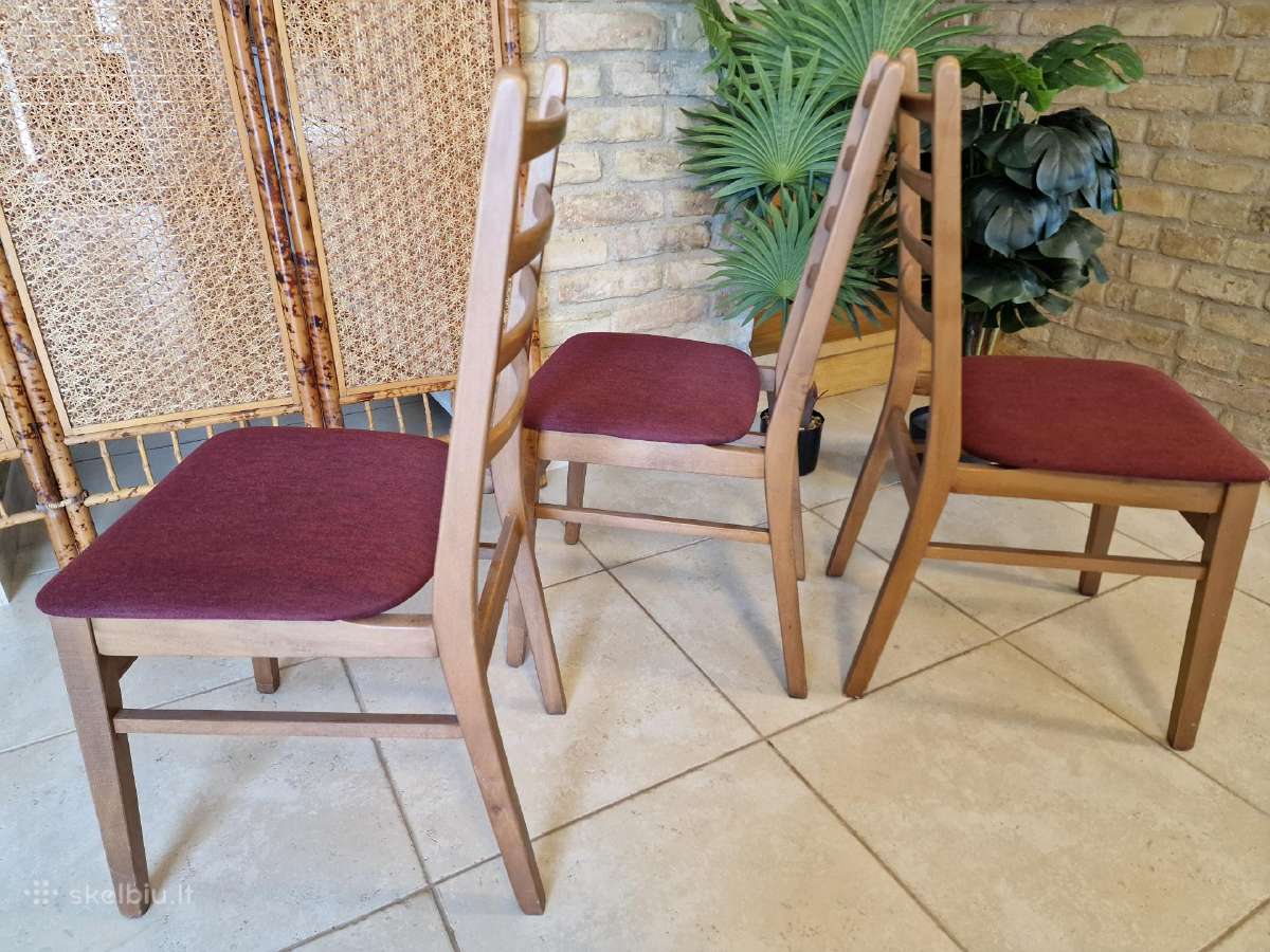 Vintažinės mid century bukmedžio kėdės - nuotraukos Nr. 14