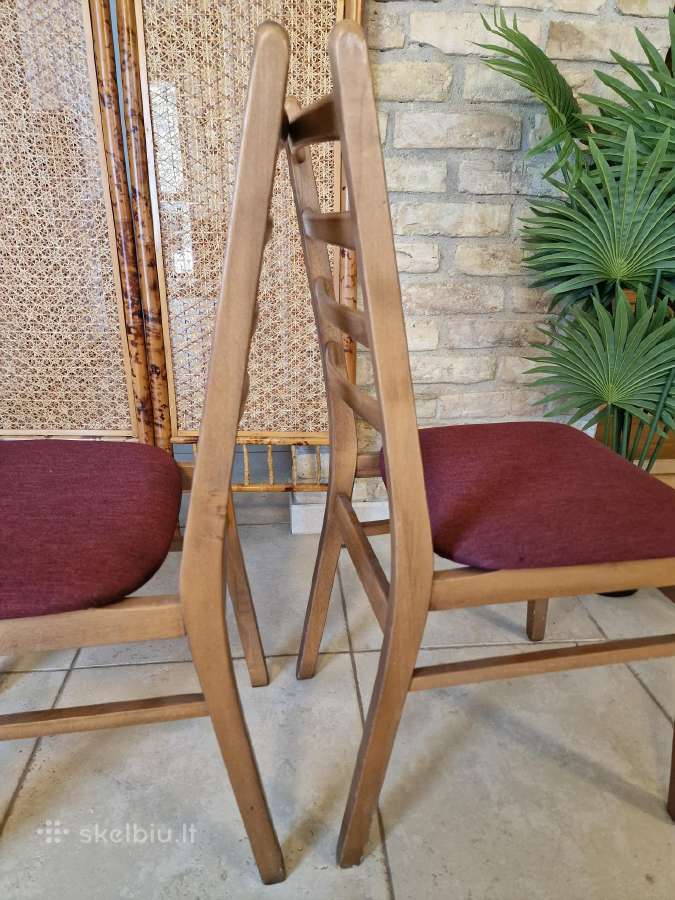 Vintažinės mid century bukmedžio kėdės - nuotraukos Nr. 15