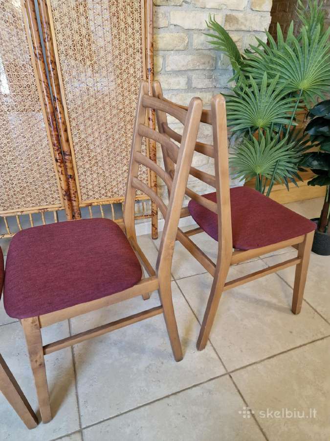 Vintažinės mid century bukmedžio kėdės - nuotraukos Nr. 16
