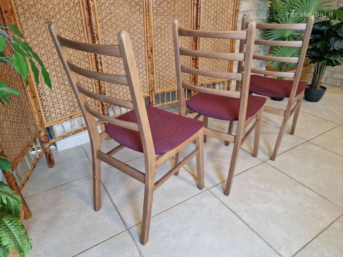 Vintažinės mid century bukmedžio kėdės - nuotraukos Nr. 21