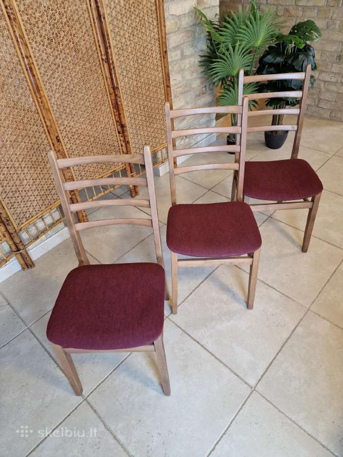 Vintažinės mid century bukmedžio kėdės - nuotraukos Nr. 22