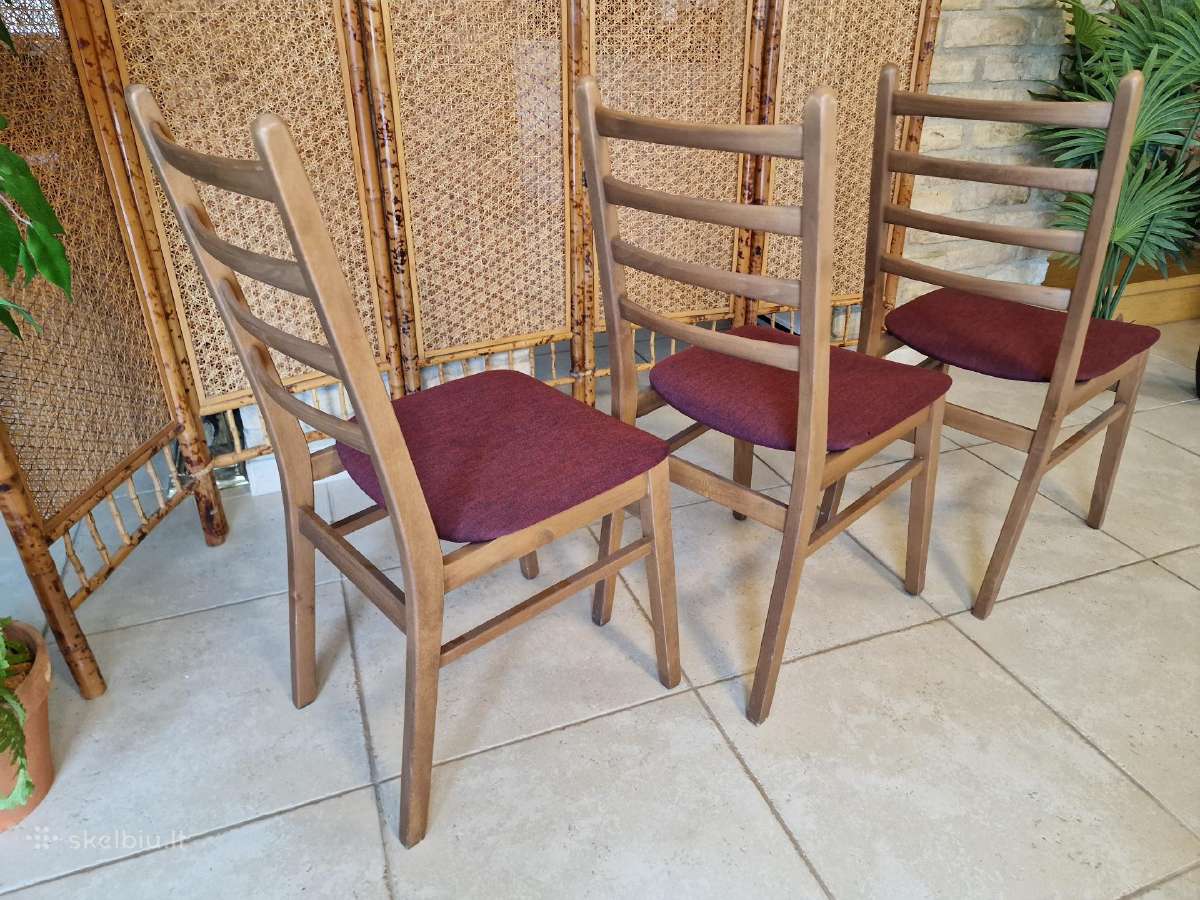 Vintažinės mid century bukmedžio kėdės - nuotraukos Nr. 23