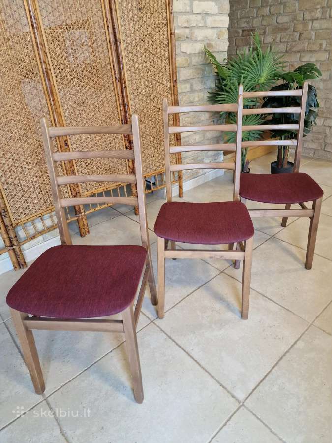 Vintažinės mid century bukmedžio kėdės - nuotraukos Nr. 24