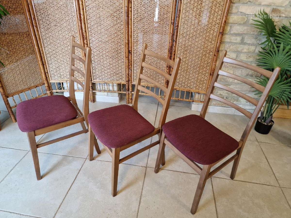 Vintažinės mid century bukmedžio kėdės - nuotraukos Nr. 27