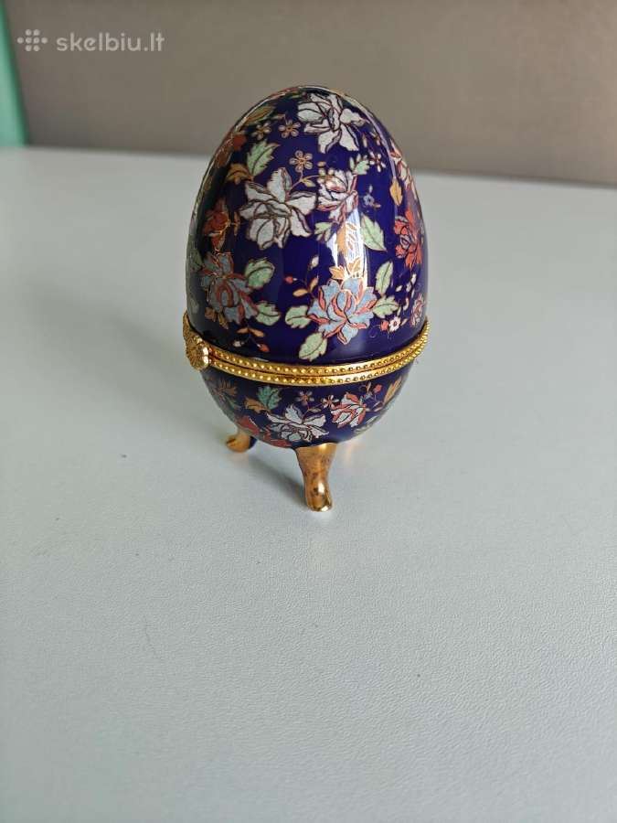 Dekoratyvinė dėžutė - kiaušinis "Faberge"