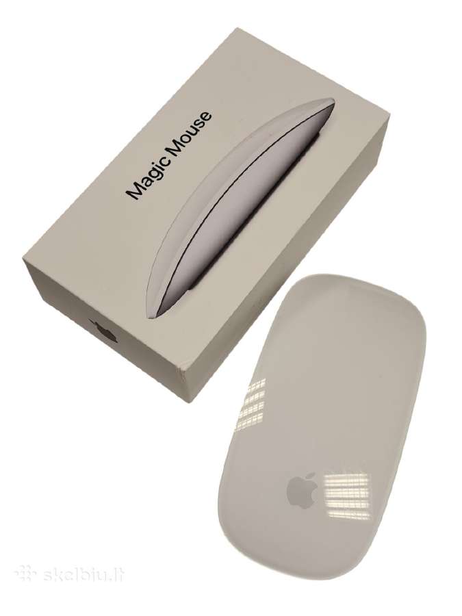 Apple Magic Mouse 2 (A1657) + 3 mėn. garantija - nuotraukos Nr. 3