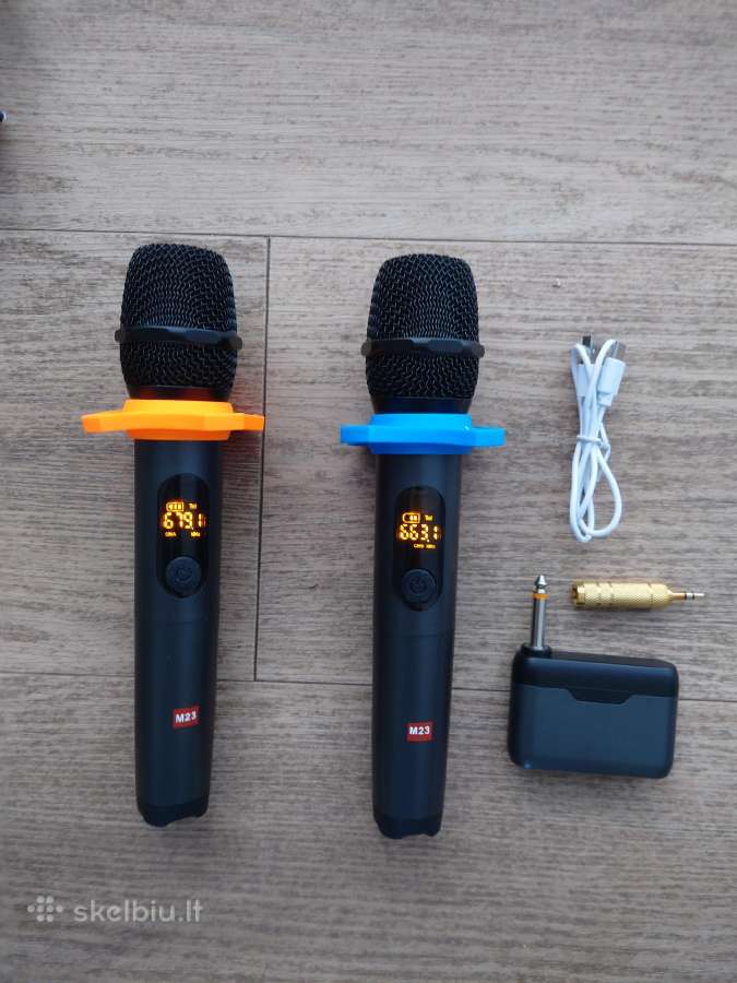 Belaidis mikrofonas 2 vnt.