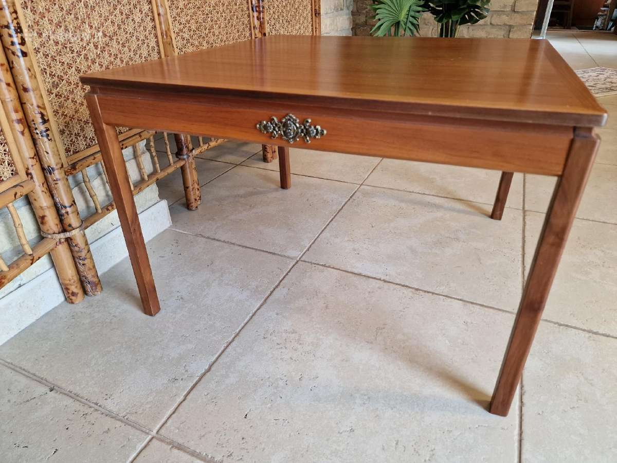 Vintažinis mid century tikmedžio kavos staliukas - nuotraukos Nr. 11