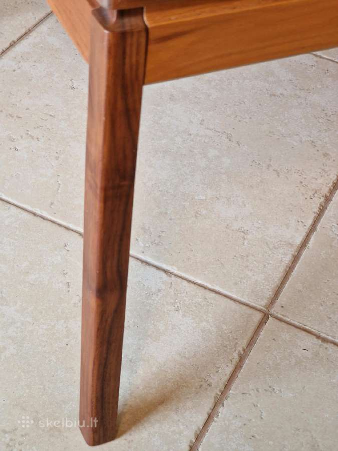 Vintažinis mid century tikmedžio kavos staliukas - nuotraukos Nr. 22
