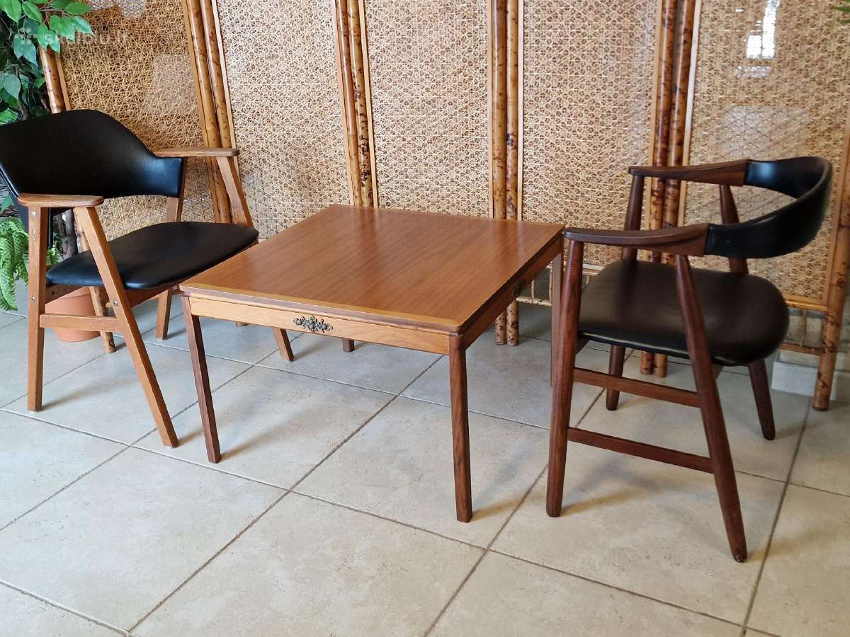 Vintažinis mid century tikmedžio kavos staliukas - nuotraukos Nr. 23