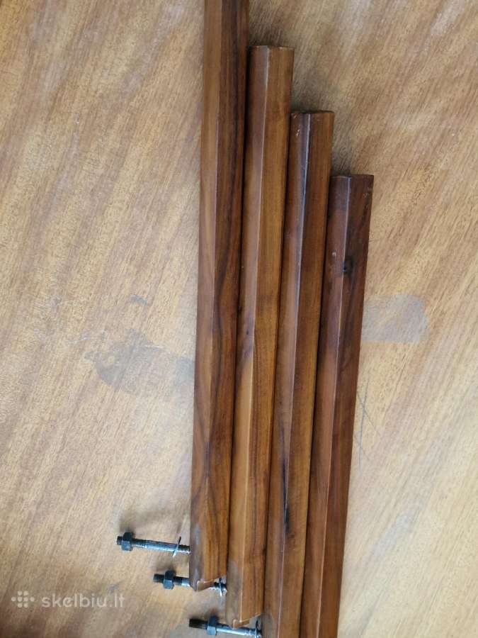 Vintažinis mid century tikmedžio kavos staliukas - nuotraukos Nr. 31