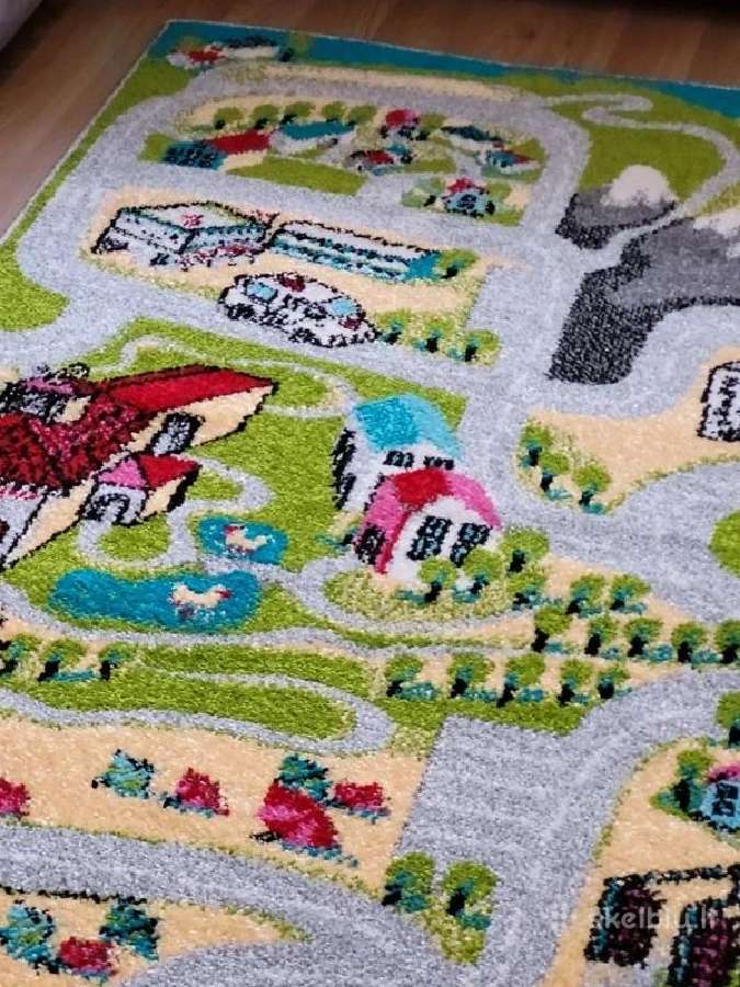 Naujas kokybiškas vaikiškas kilimas "Keliai" - nuotraukos Nr. 3