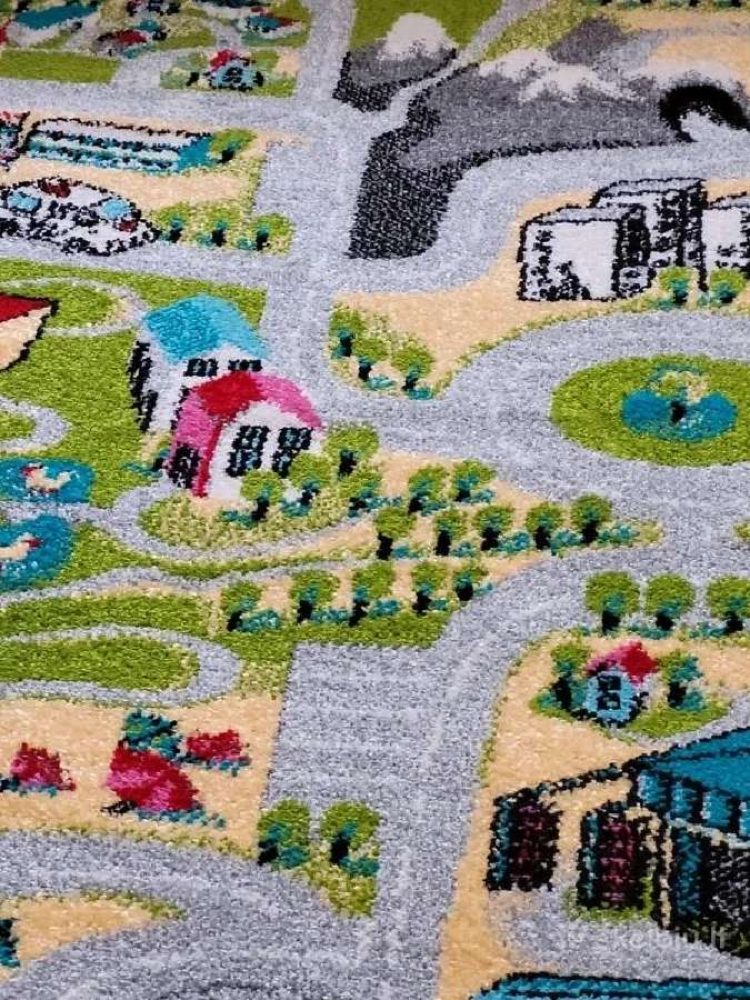 Naujas kokybiškas vaikiškas kilimas "Keliai" - nuotraukos Nr. 4