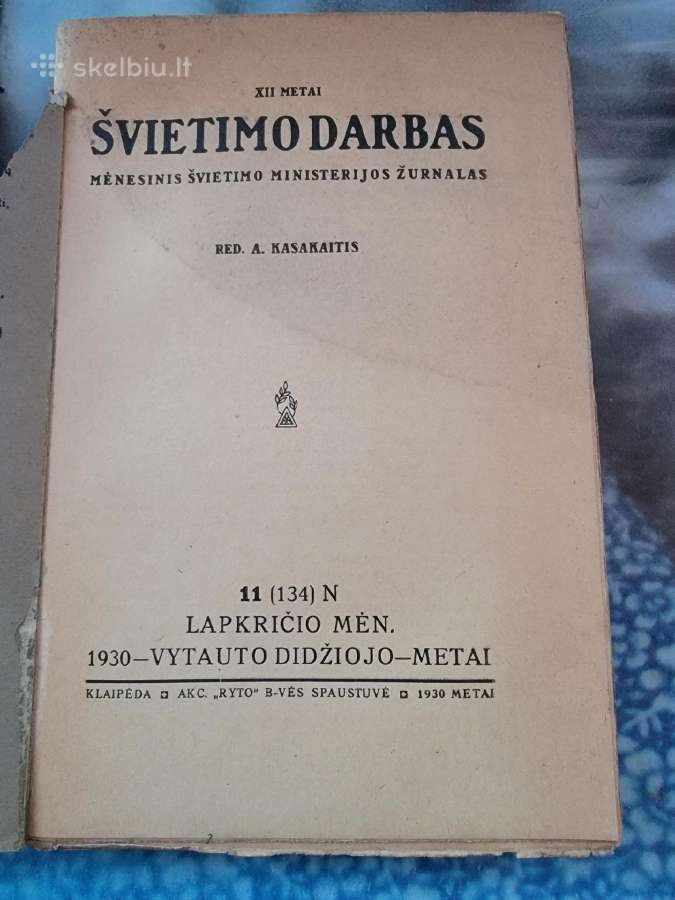 1930 m.žurnalas "Švietimo darbas" - nuotraukos Nr. 2