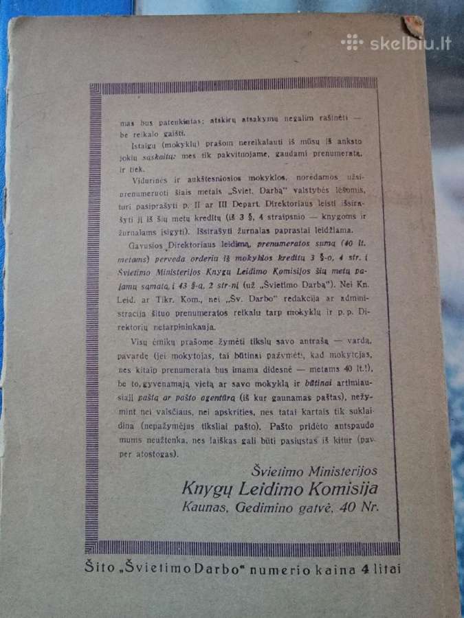 1930 m.žurnalas "Švietimo darbas" - nuotraukos Nr. 8