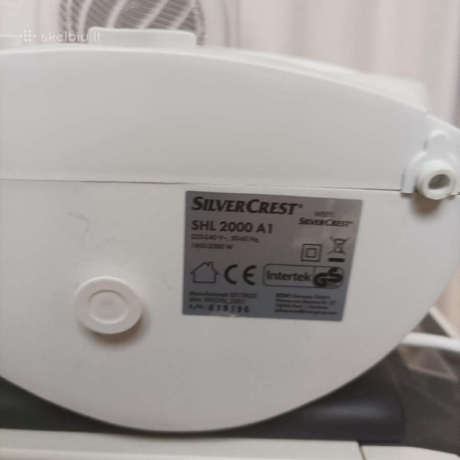 Elektr. šildytuvas su ventiliatoriumi, De ir mažas - nuotraukos Nr. 4