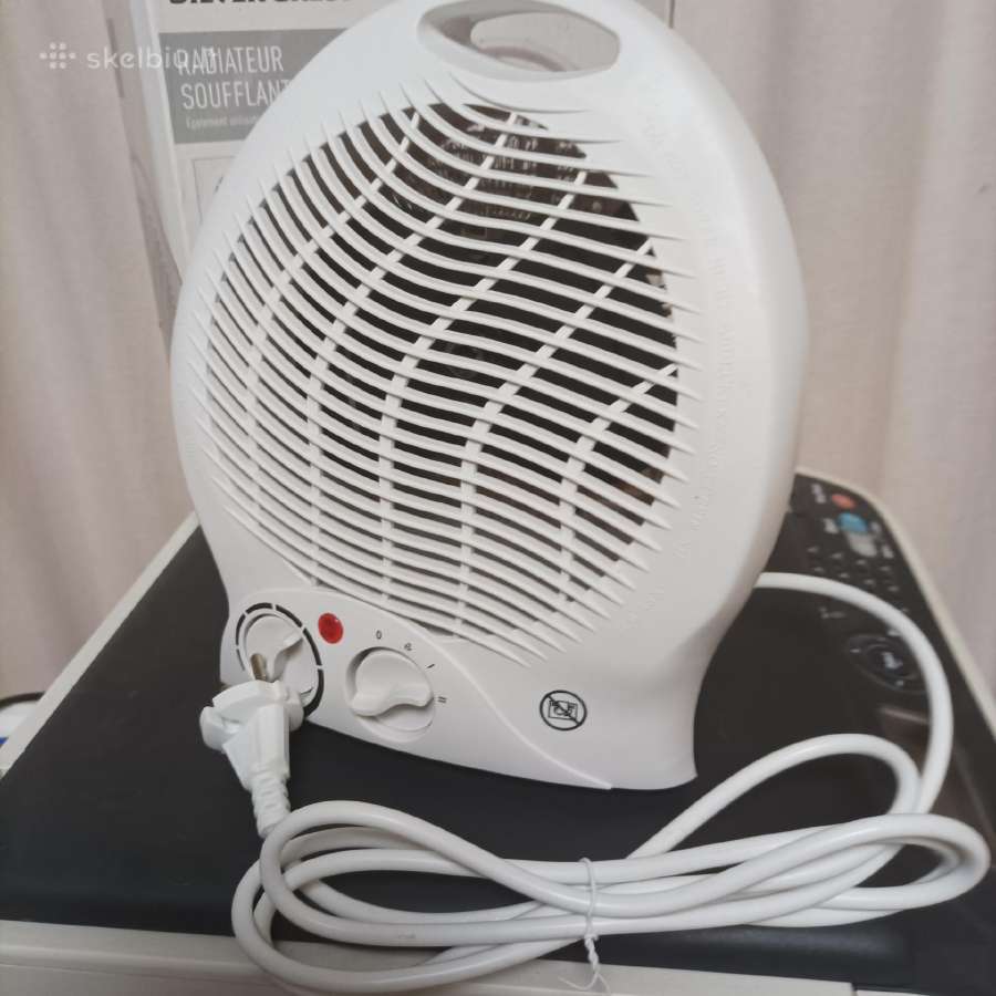 Elektr. šildytuvas su ventiliatoriumi, De ir mažas - nuotraukos Nr. 6
