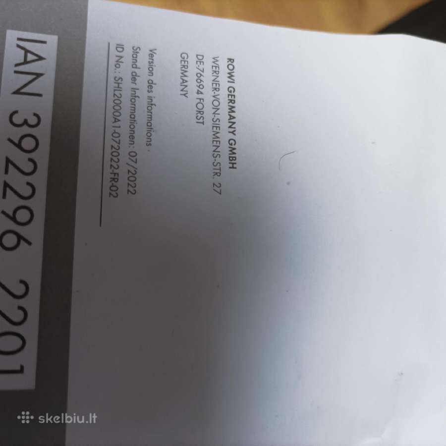 Elektr. šildytuvas su ventiliatoriumi, De ir mažas - nuotraukos Nr. 9
