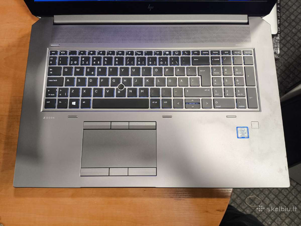 Zbook 17 i9-9880h 32/512gb Rtx 5000 16gb - nuotraukos Nr. 2