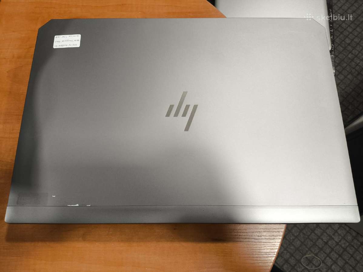 Zbook 17 i9-9880h 32/512gb Rtx 5000 16gb - nuotraukos Nr. 3