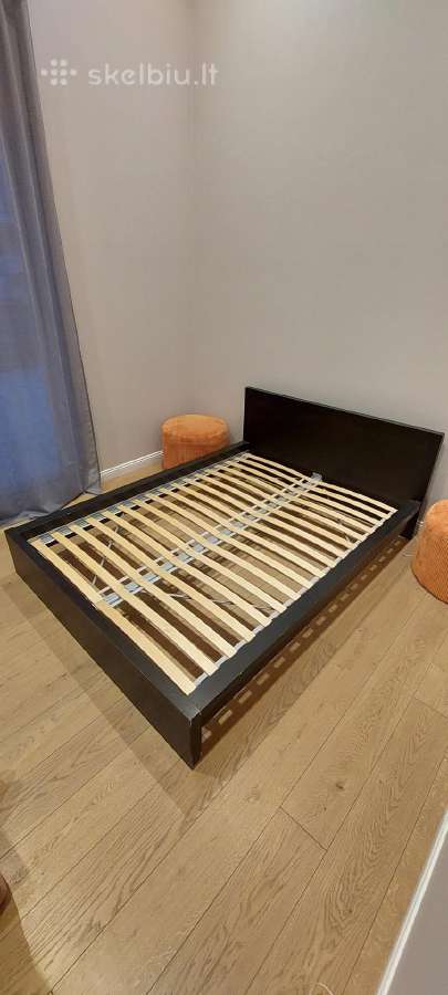 Lova Malm 140cm čiužiniui