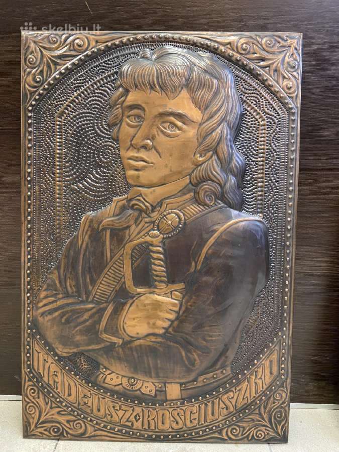 Lenkiški paveiksla- kaltiniai Kosciuszko, Sobieski - nuotraukos Nr. 6