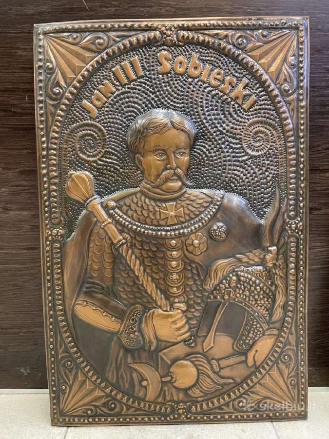 Lenkiški paveiksla- kaltiniai Kosciuszko, Sobieski - nuotraukos Nr. 8