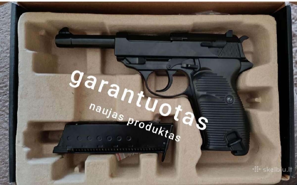 Airsoft pistoletas 6mm Walter P38