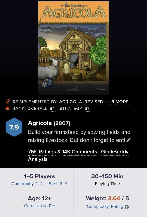 Agricola stalo žaidimas - nuotraukos Nr. 3