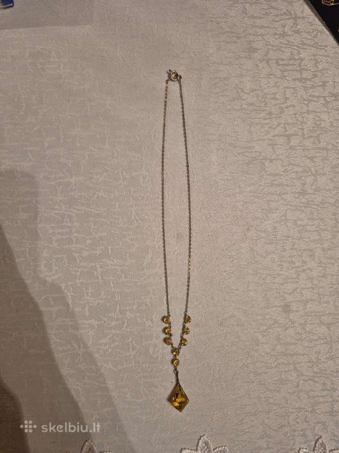 1920-1930m. Urano stiklo Art Deco vėrinys - nuotraukos Nr. 5