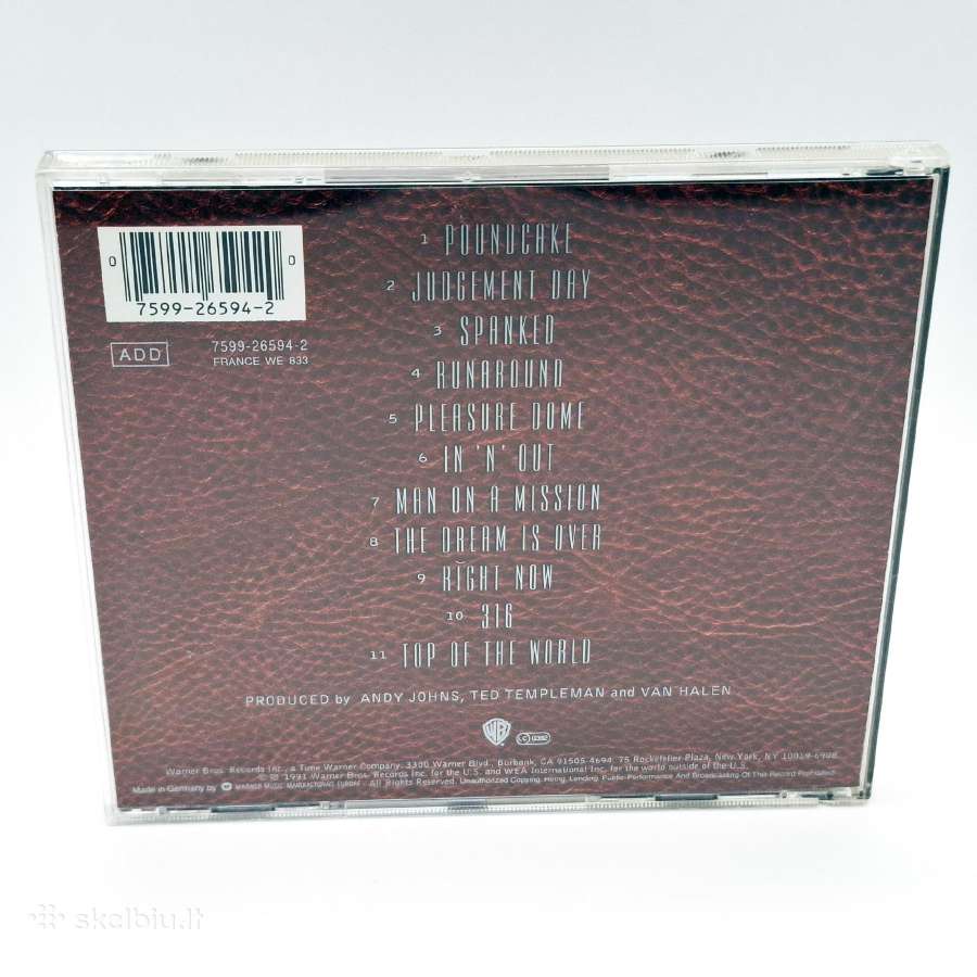 Van Halen - For Unlawful Carnal Knowledge (CD) - nuotraukos Nr. 2