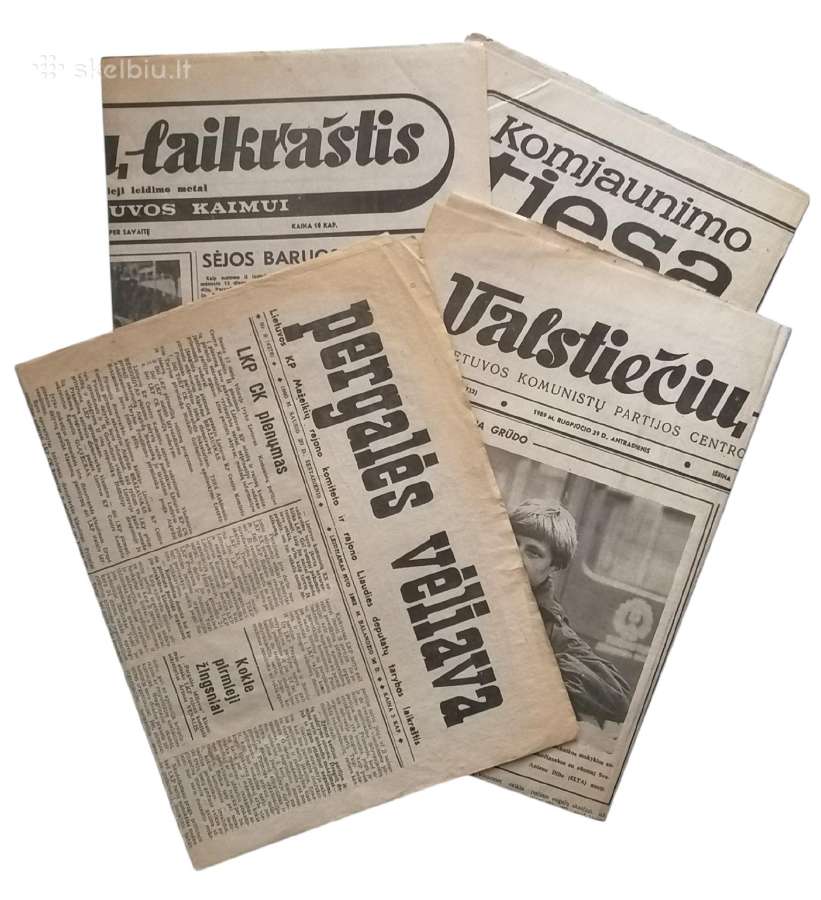 4 Tarybinių laikų lietuviški laikraščiai