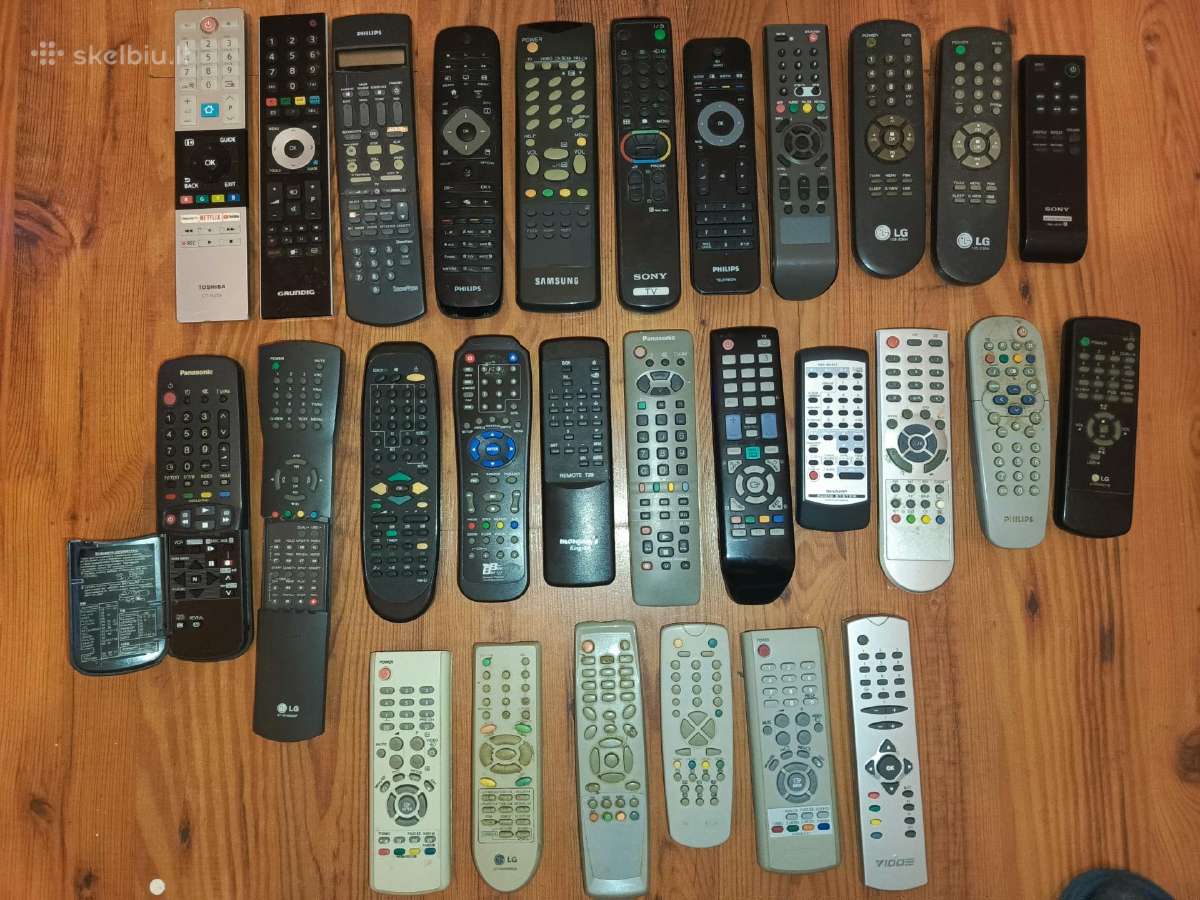 Televizoriaus nuotolinio valdymo pultas