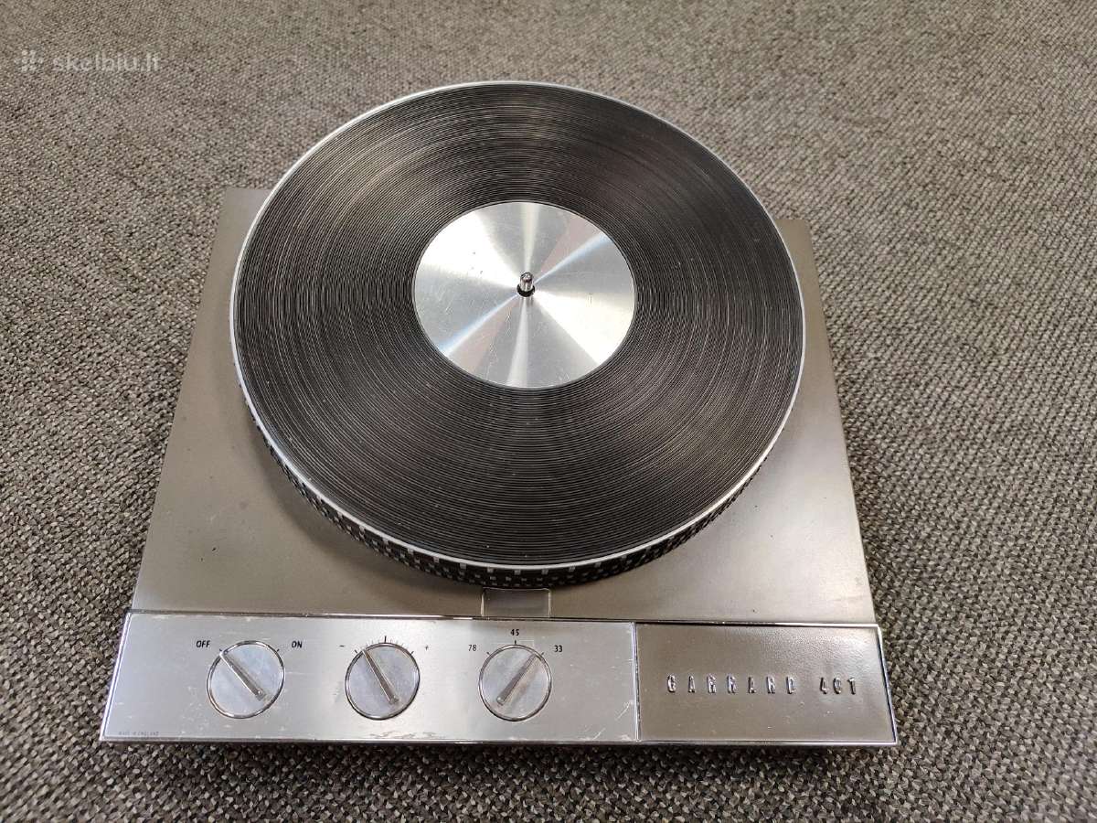 Patefonas Garrard 401 sukimo mechanizmas