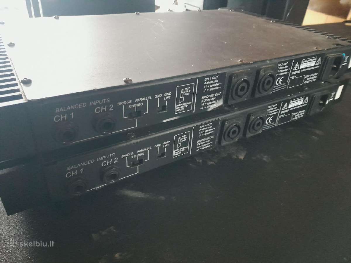 Studij. stiprint. Db technologies 2x75w 8ohm - nuotraukos Nr. 2
